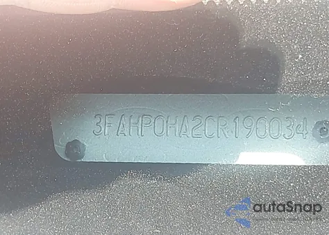 2012 Ford Fusion Se from USA, damaged, VIN 3FAHP0HA2CR190034